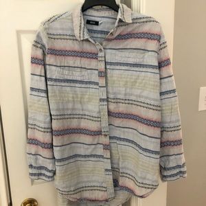 BDG patterned flannel shirt Urban outfitters